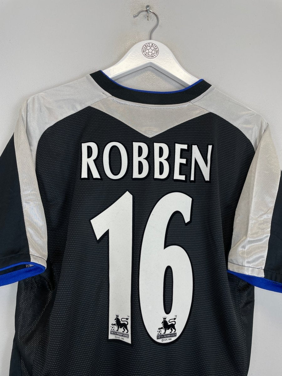 2004/05 CHELSEA ROBBEN 16 AWAY SHIRT (L) UMBRO - Cult Kits - Large - Buy Vintage Football Shirts, Authentic Retro Football Shirts For Sale, Classic Football Shirts & Soccer Jersey