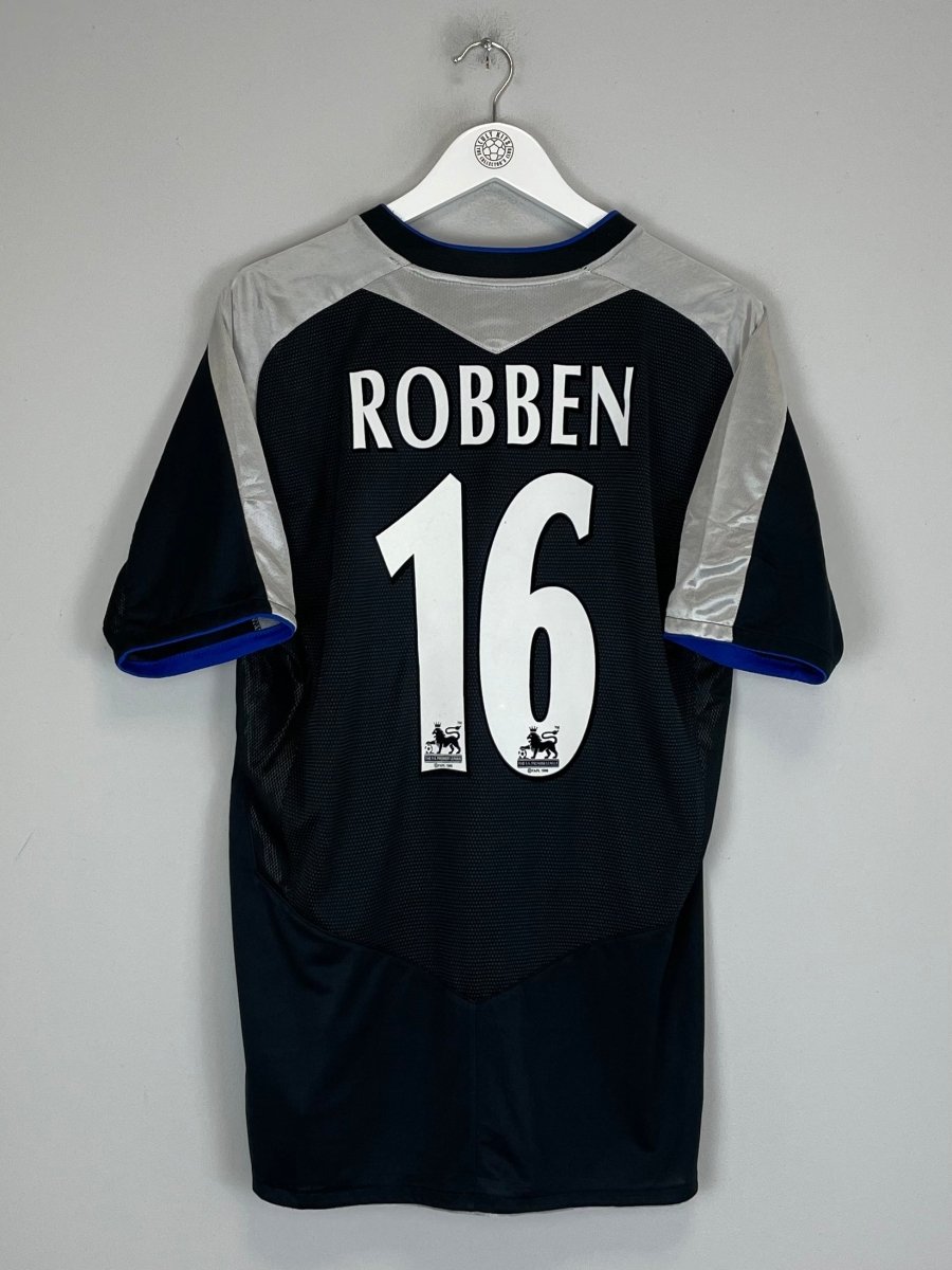 2004/05 CHELSEA ROBBEN 16 AWAY SHIRT (L) UMBRO - Cult Kits - Large - Buy Vintage Football Shirts, Authentic Retro Football Shirts For Sale, Classic Football Shirts & Soccer Jersey