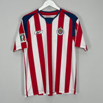 Shop 2004/05 CHIVAS GUADALAJARA HOME SHIRT (L) REEBOK, classic football shirts, vintage football shirts & retro soccer jerseys at Cult Kits