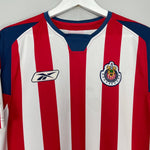 Shop 2004/05 CHIVAS GUADALAJARA HOME SHIRT (L) REEBOK, classic football shirts, vintage football shirts & retro soccer jerseys at Cult Kits