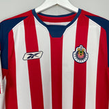 Shop 2004/05 CHIVAS GUADALAJARA HOME SHIRT (L) REEBOK, classic football shirts, vintage football shirts & retro soccer jerseys at Cult Kits