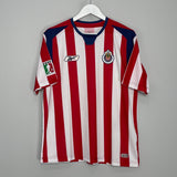 Shop 2004/05 CHIVAS GUADALAJARA HOME SHIRT (M) REEBOK, classic football shirts, vintage football shirts & retro soccer jerseys at Cult Kits