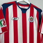 Shop 2004/05 CHIVAS GUADALAJARA HOME SHIRT (M) REEBOK, classic football shirts, vintage football shirts & retro soccer jerseys at Cult Kits