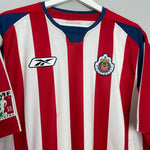 Shop 2004/05 CHIVAS GUADALAJARA HOME SHIRT (XL) REEBOK, classic football shirts, vintage football shirts & retro soccer jerseys at Cult Kits