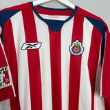 Shop 2004/05 CHIVAS GUADALAJARA HOME SHIRT (XL) REEBOK, classic football shirts, vintage football shirts & retro soccer jerseys at Cult Kits