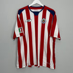 Shop 2004/05 CHIVAS GUADALAJARA HOME SHIRT (XL) REEBOK, classic football shirts, vintage football shirts & retro soccer jerseys at Cult Kits