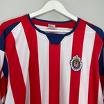 Shop 2004/05 CHIVAS GUADALAJARA L/S HOME SHIRT (XL) REEBOK, classic football shirts, vintage football shirts & retro soccer jerseys at Cult Kits