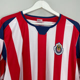 Shop 2004/05 CHIVAS GUADALAJARA L/S HOME SHIRT (XL) REEBOK, classic football shirts, vintage football shirts & retro soccer jerseys at Cult Kits