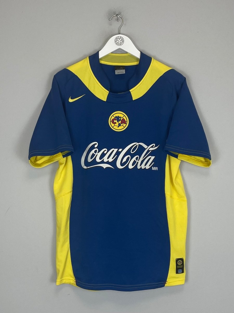 2004/05 CLUB AMERICA AWAY SHIRT (L) NIKE - Cult Kits - Large - Buy Vintage Football Shirts, Authentic Retro Football Shirts For Sale, Classic Football Shirts & Soccer Jersey