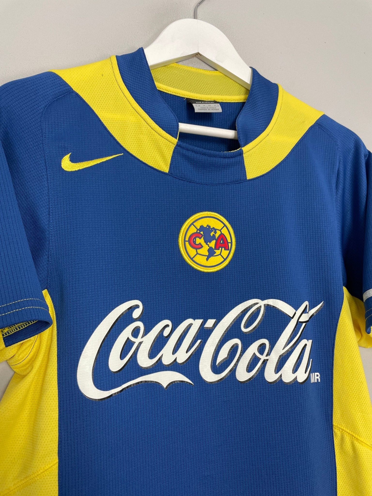 Shop 2004/05 CLUB AMERICA AWAY SHIRT (S) NIKE, classic football shirts, vintage football shirts & retro soccer jerseys at Cult Kits