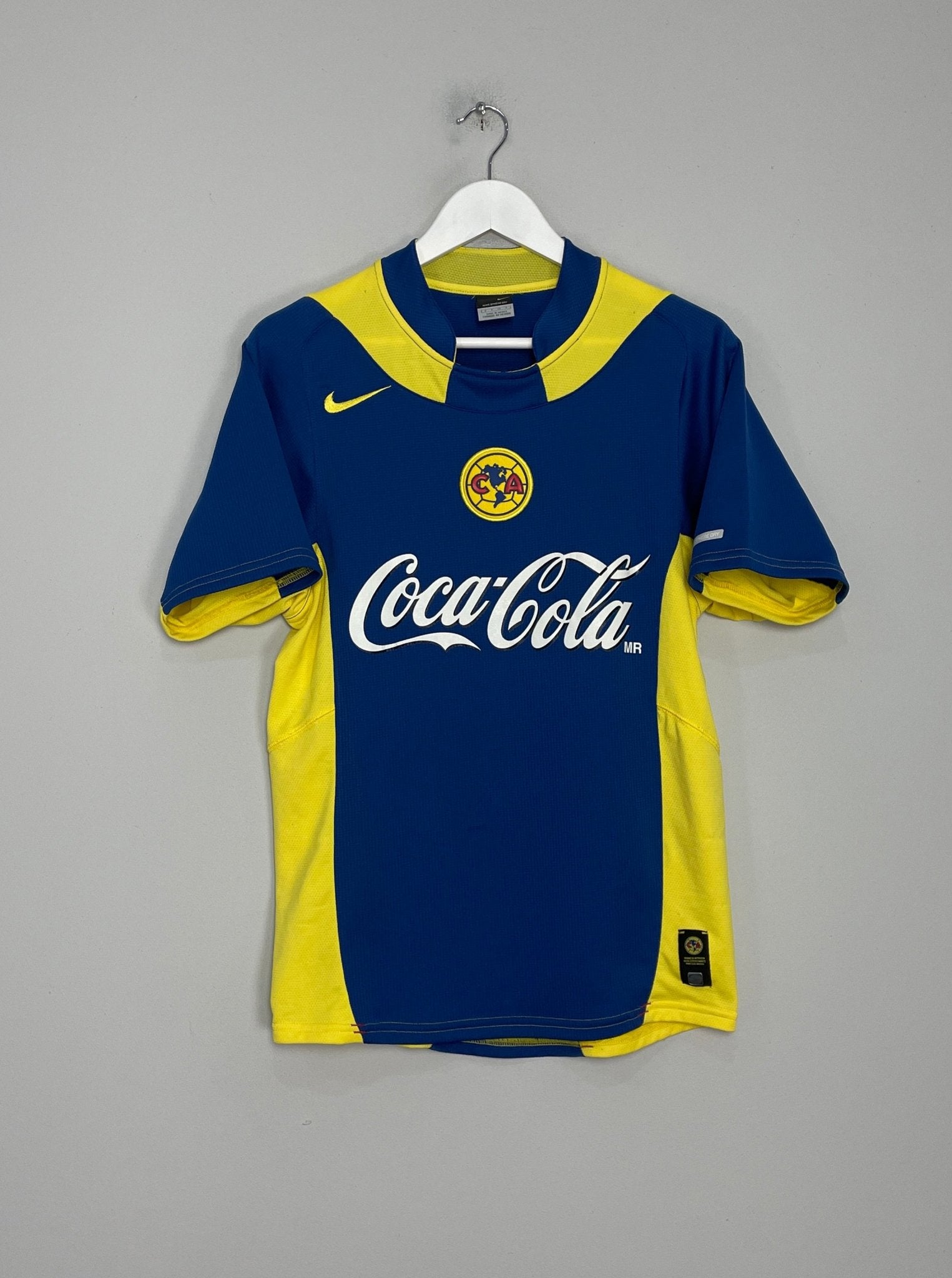 Shop 2004/05 CLUB AMERICA AWAY SHIRT (S) NIKE, classic football shirts, vintage football shirts & retro soccer jerseys at Cult Kits