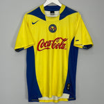 Shop 2004/05 CLUB AMERICA C.BLANCO #10 HOME SHIRT (M) NIKE, classic football shirts, vintage football shirts & retro soccer jerseys at Cult Kits