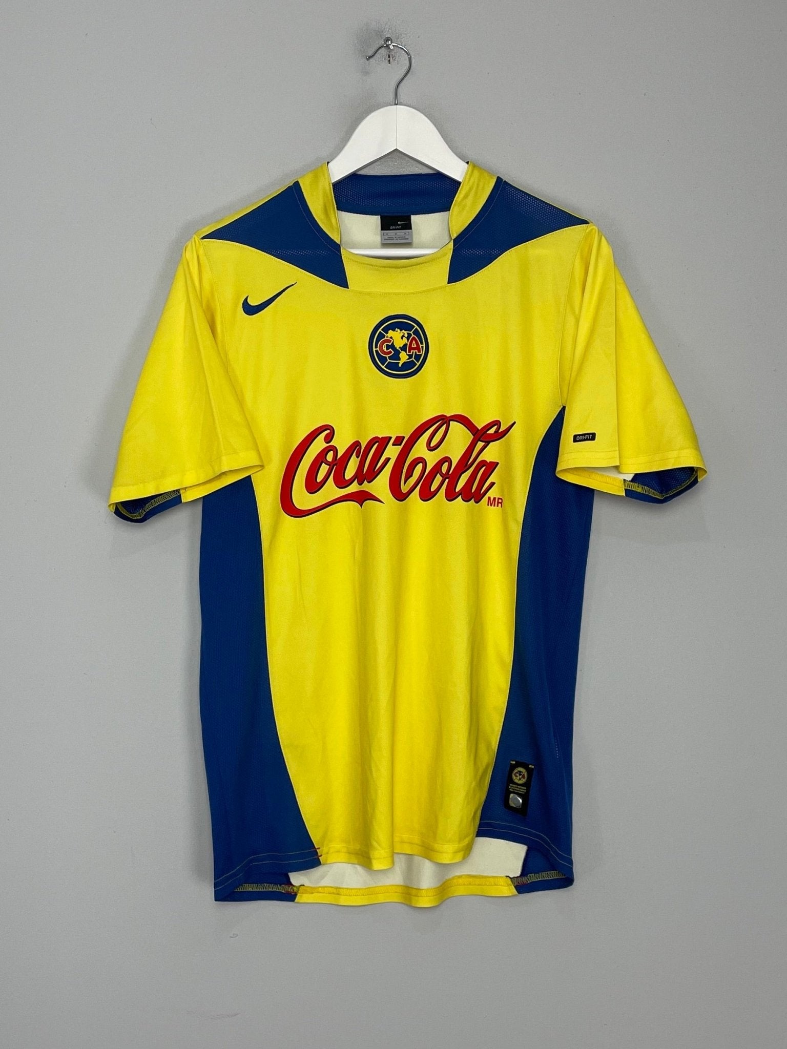 Shop 2004/05 CLUB AMERICA C.BLANCO #10 HOME SHIRT (M) NIKE, classic football shirts, vintage football shirts & retro soccer jerseys at Cult Kits