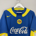 Shop 2004/05 CLUB AMERICA C.LOPEZ #7 AWAY SHIRT (XL) NIKE, classic football shirts, vintage football shirts & retro soccer jerseys at Cult Kits
