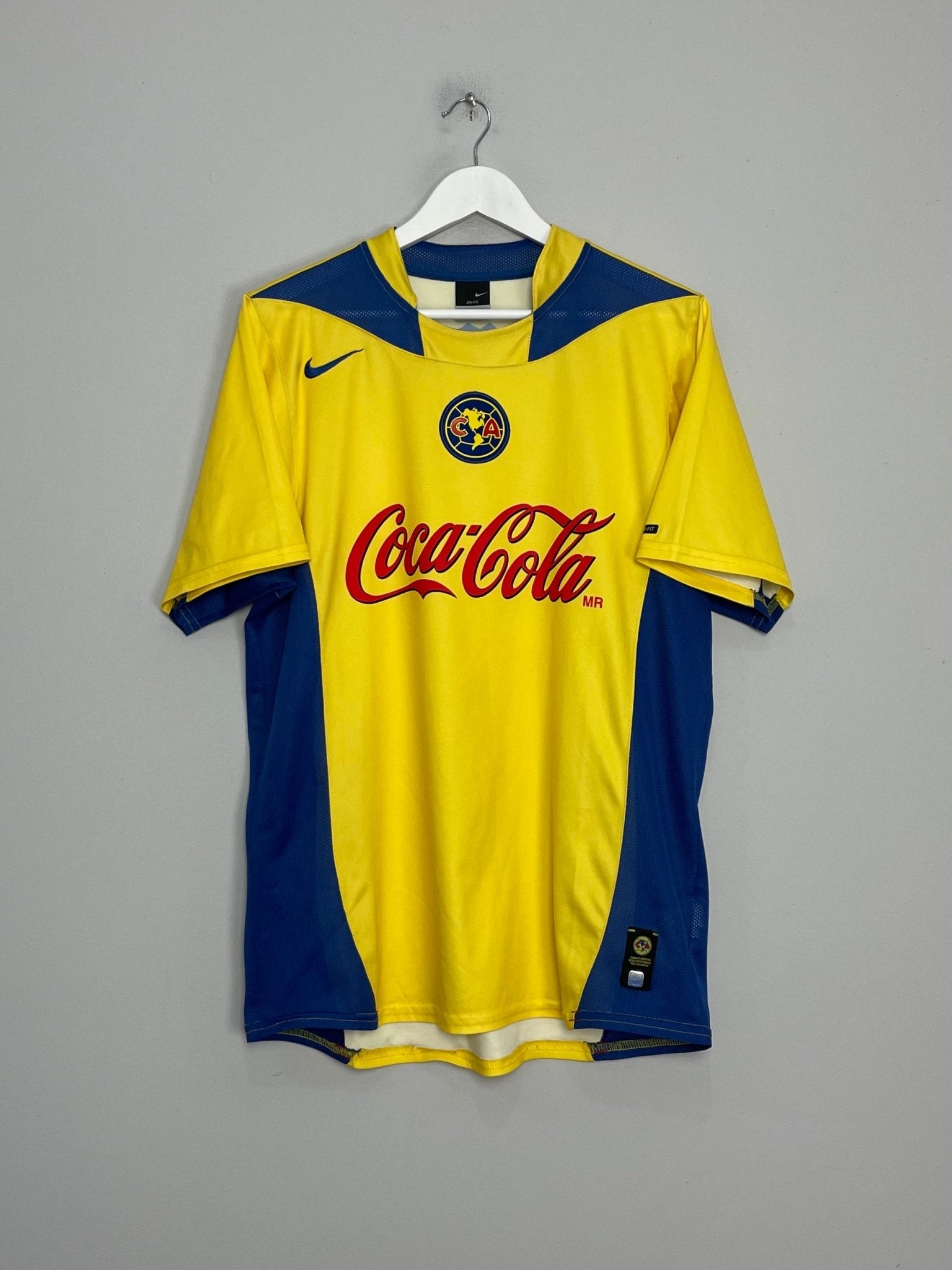 Shop 2004/05 CLUB AMERICA HOME SHIRT (L) NIKE, classic football shirts, vintage football shirts & retro soccer jerseys at Cult Kits