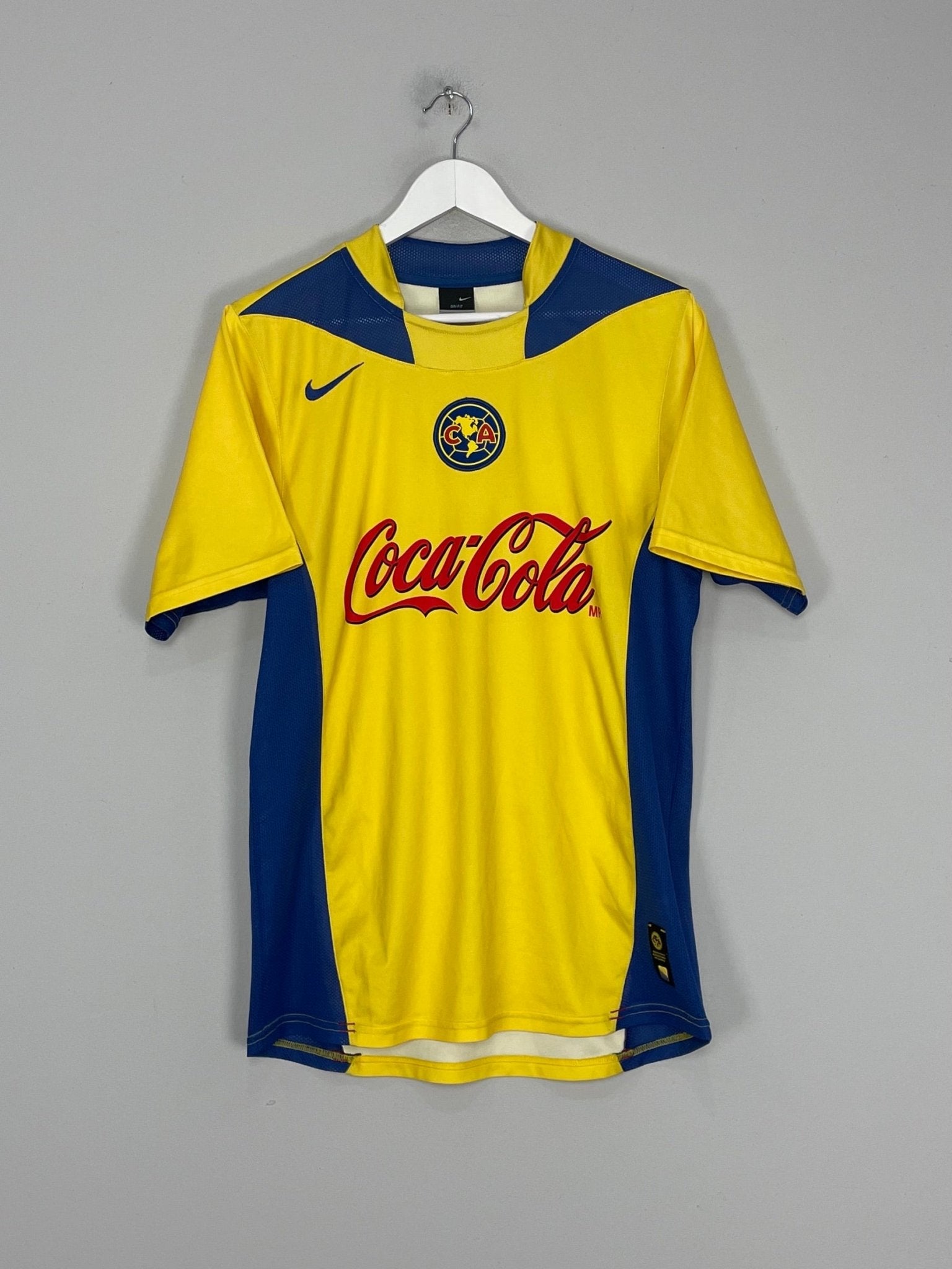 Shop 2004/05 CLUB AMERICA HOME SHIRT (M) NIKE, classic football shirts, vintage football shirts & retro soccer jerseys at Cult Kits