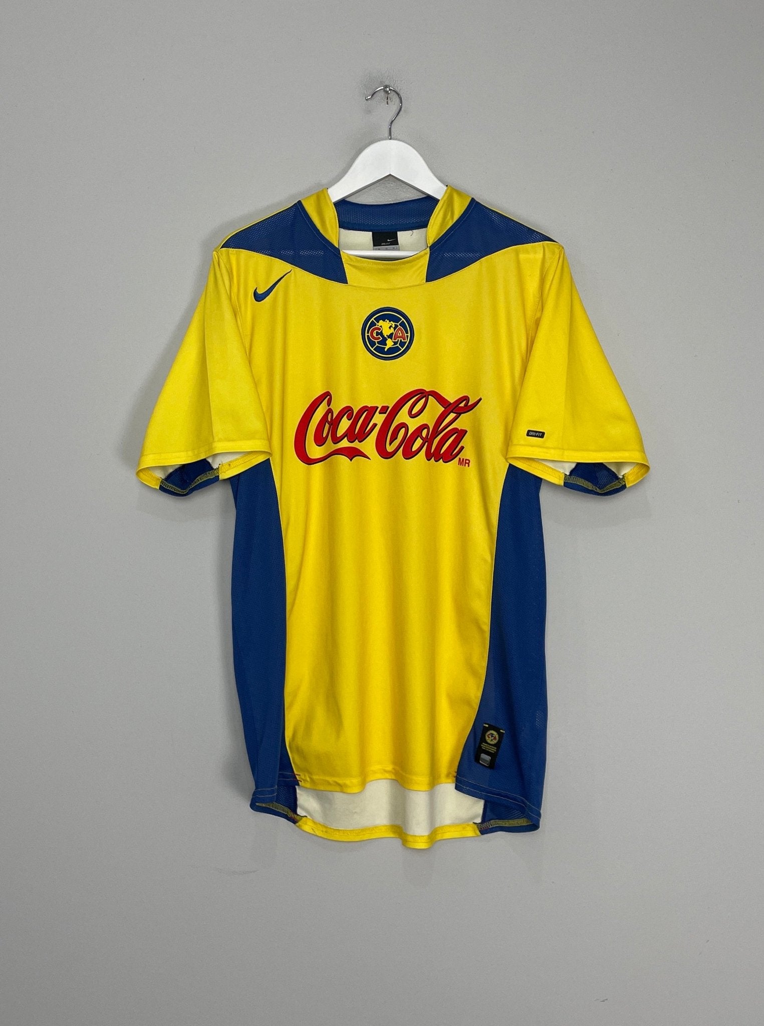 Shop 2004/05 CLUB AMERICA HOME SHIRT (XL) NIKE, classic football shirts, vintage football shirts & retro soccer jerseys at Cult Kits