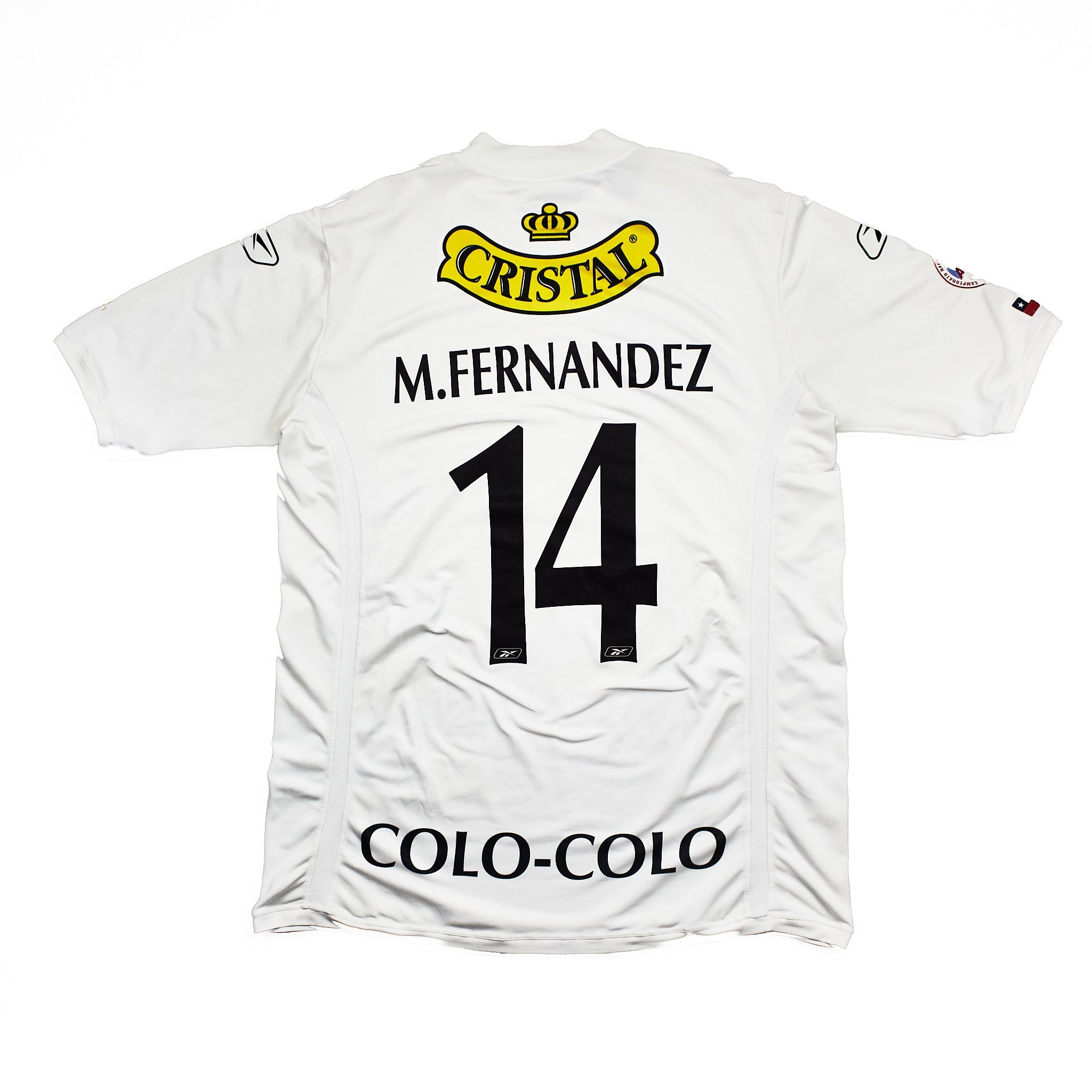 Buy 2004/05 Colo-Colo Fernandez 14 Home Shirt (L) Reebok ~ Free worldwide shipping ~ Authentic Vintage Football Shirts from Cult Kits