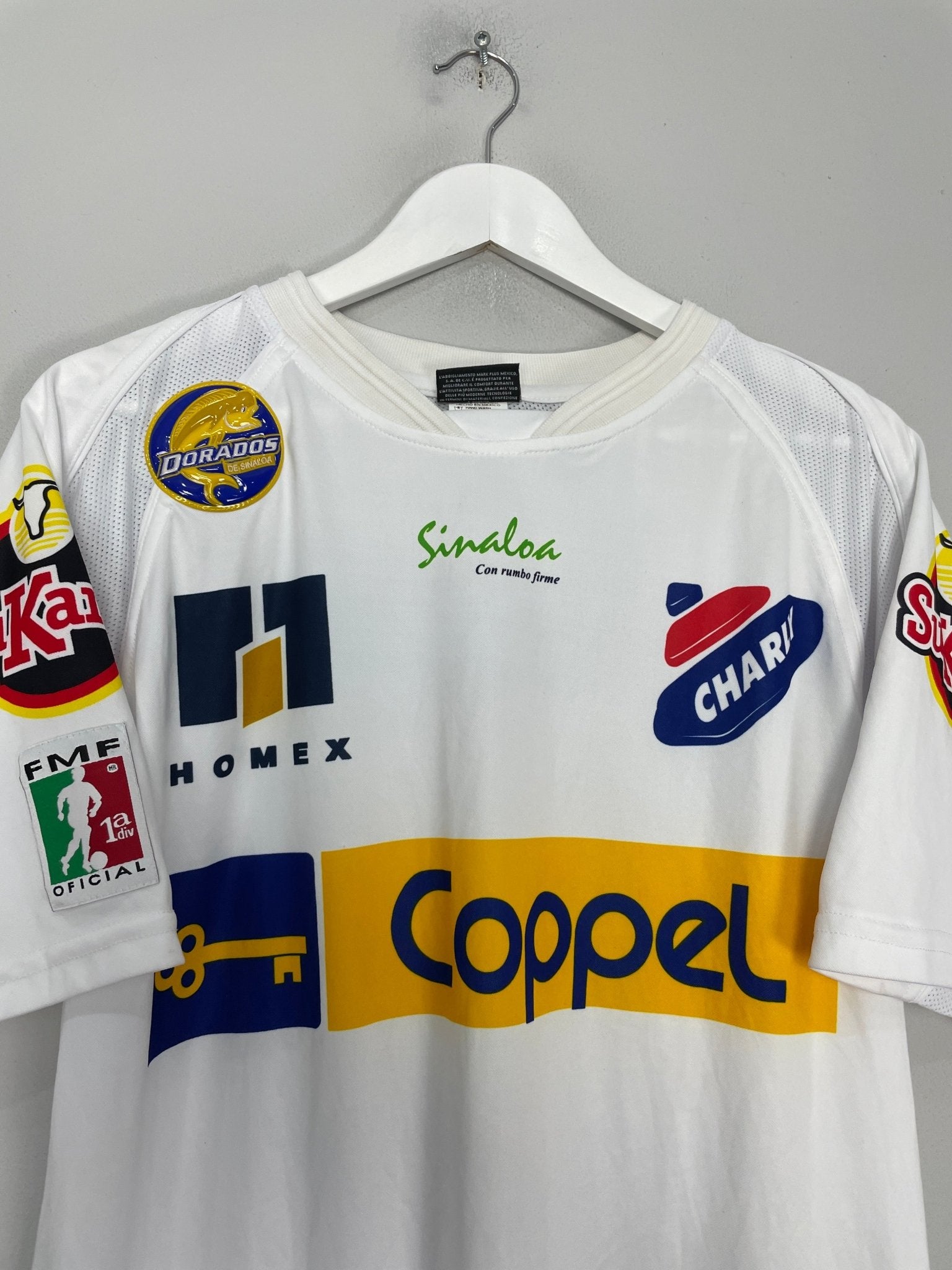 Shop 2004/05 DORADOS DE SINALOA HOME SHIRT (M) CHARLY, classic football shirts, vintage football shirts & retro soccer jerseys at Cult Kits