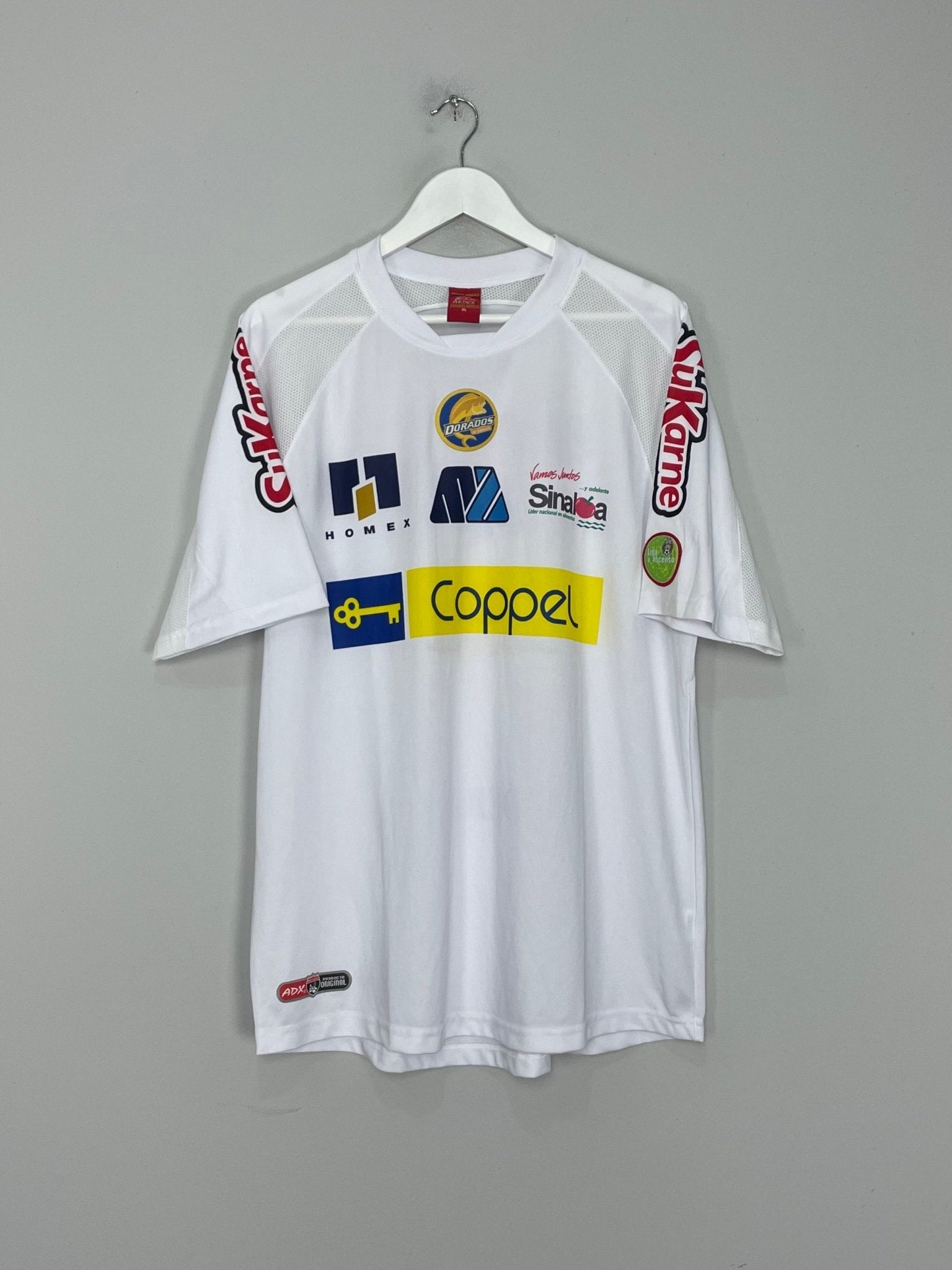 Shop 2004/05 DORADOS DE SINALOA HOME SHIRT (XL) ARDEX, classic football shirts, vintage football shirts & retro soccer jerseys at Cult Kits