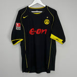 Shop 2004/05 DORTMUND KOLLER #9 AWAY SHIRT (XL) NIKE, classic football shirts, vintage football shirts & retro soccer jerseys at Cult Kits