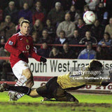 2004/05 EXETER CITY JONES 27 *MATCH WORN vs MANCHESTER UNITED* GK SHIRT (XL) SHO - Cult Kits