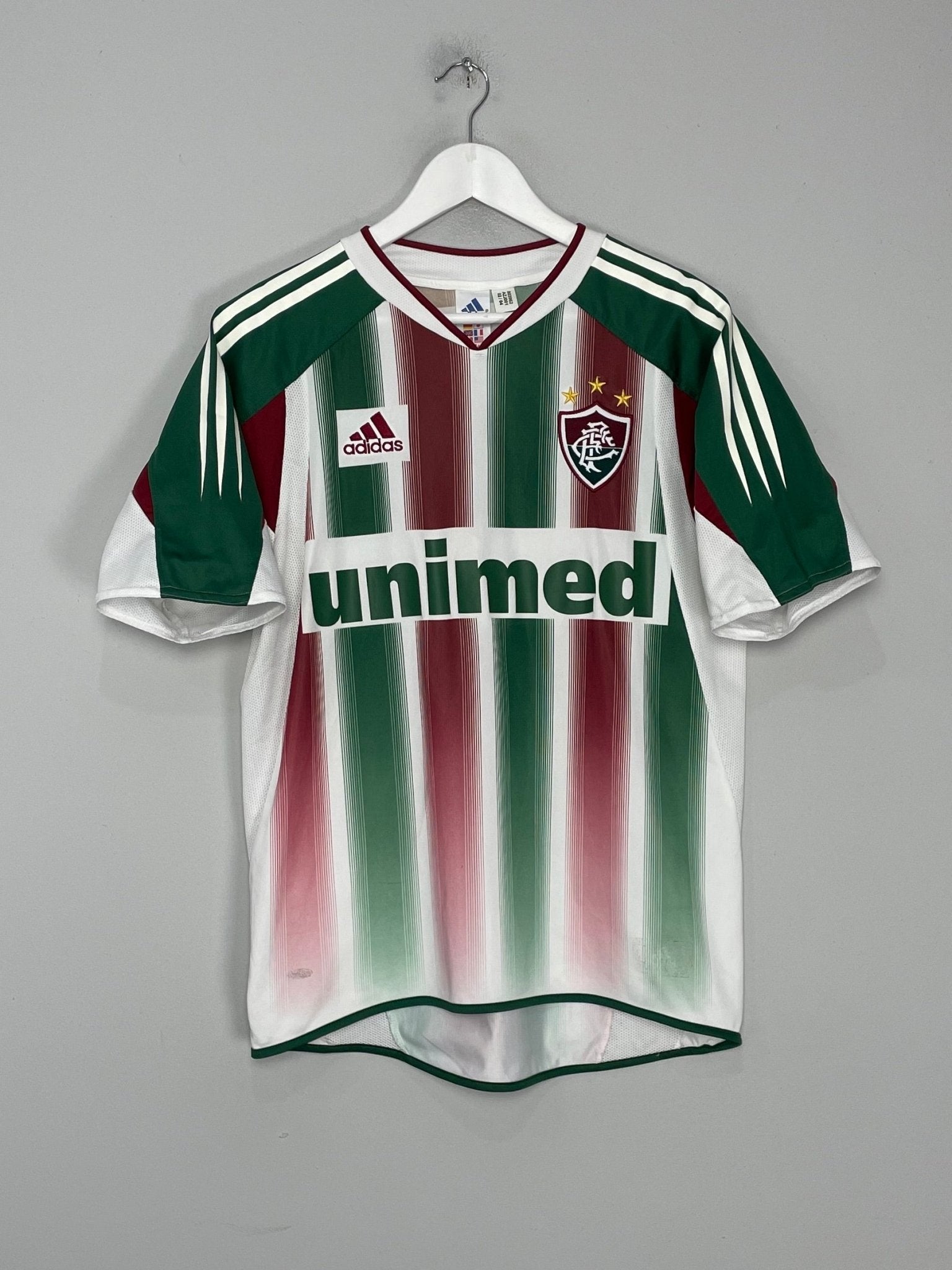 Shop 2004/05 FLUMINENSE #11 HOME SHIRT (M) ADIDAS, classic football shirts, vintage football shirts & retro soccer jerseys at Cult Kits