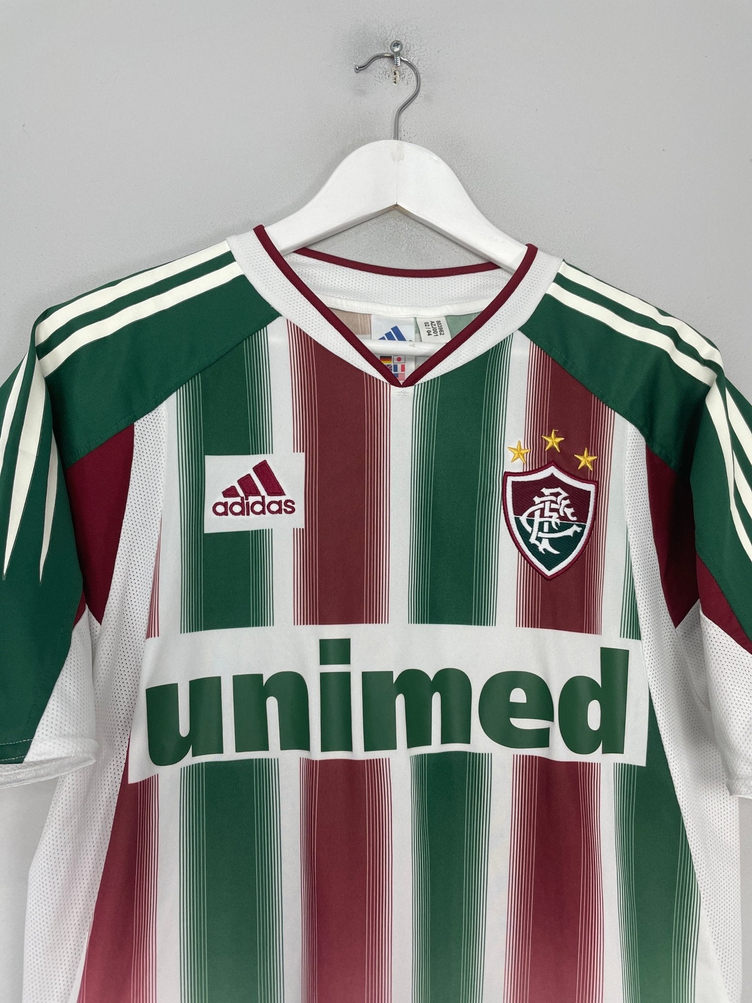 Shop 2004/05 FLUMINENSE #11 HOME SHIRT (M) ADIDAS, classic football shirts, vintage football shirts & retro soccer jerseys at Cult Kits