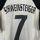 Shop 2004/05 GERMANY SCHWEINSTEIGER #7 HOME SHIRT (L) ADIDAS, classic football shirts, vintage football shirts & retro soccer jerseys at Cult Kits