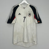Shop 2004/05 GERMANY SCHWEINSTEIGER #7 HOME SHIRT (L) ADIDAS, classic football shirts, vintage football shirts & retro soccer jerseys at Cult Kits