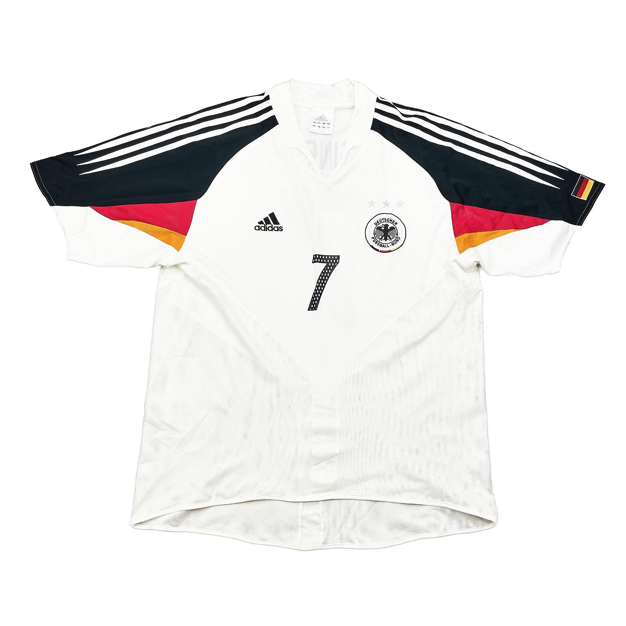Buy 2004/05 Germany Schweinsteiger 7 Home Shirt (L) Adidas ~ Free worldwide shipping ~ Authentic Vintage Football Shirts from Cult Kits