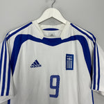 Shop 2004/05 GREECE CHARISTEAS #9 HOME SHIRT (M) ADIDAS, classic football shirts, vintage football shirts & retro soccer jerseys at Cult Kits