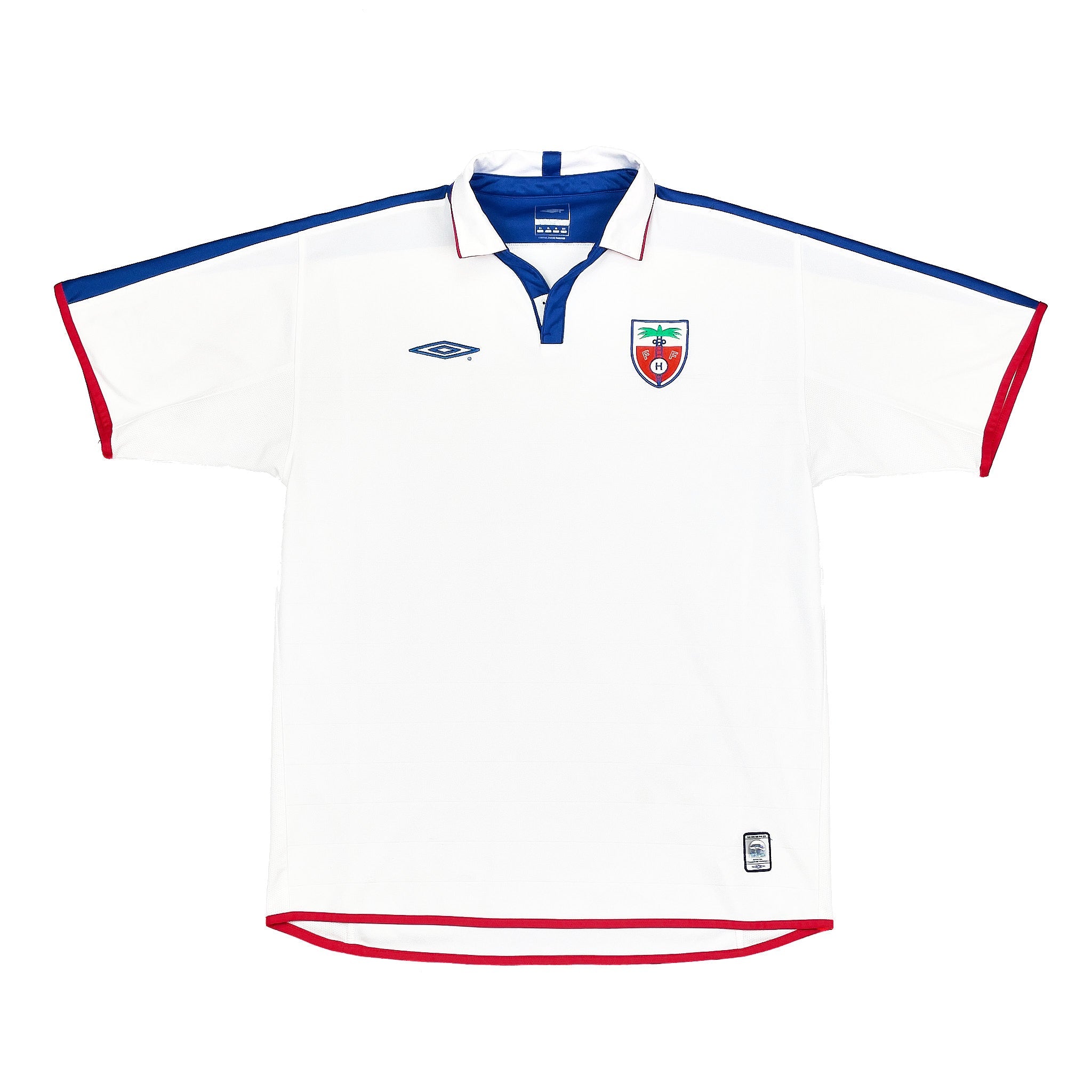 Buy 2004/05 HAITI AWAY SHIRT (XL) UMBRO ~ Free worldwide shipping available ~ Authentic Vintage Football Shirts from Cult Kits