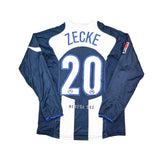 Buy 2004/05 Hertha Berlin Zecke 20 *Match Issue* L/S Home Shirt (L) Nike ~ Free worldwide shipping available ~ Authentic Vintage Football Shirts from Cult Kits