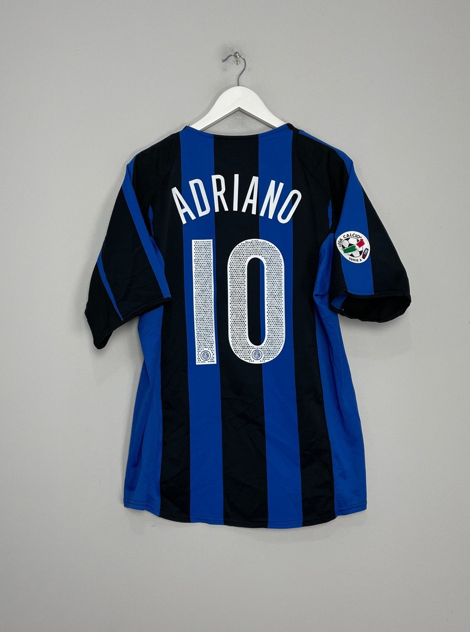 2004/05 INTER MILAN ADRIANO #10 HOME SHIRT (L) NIKE – Cult Kits