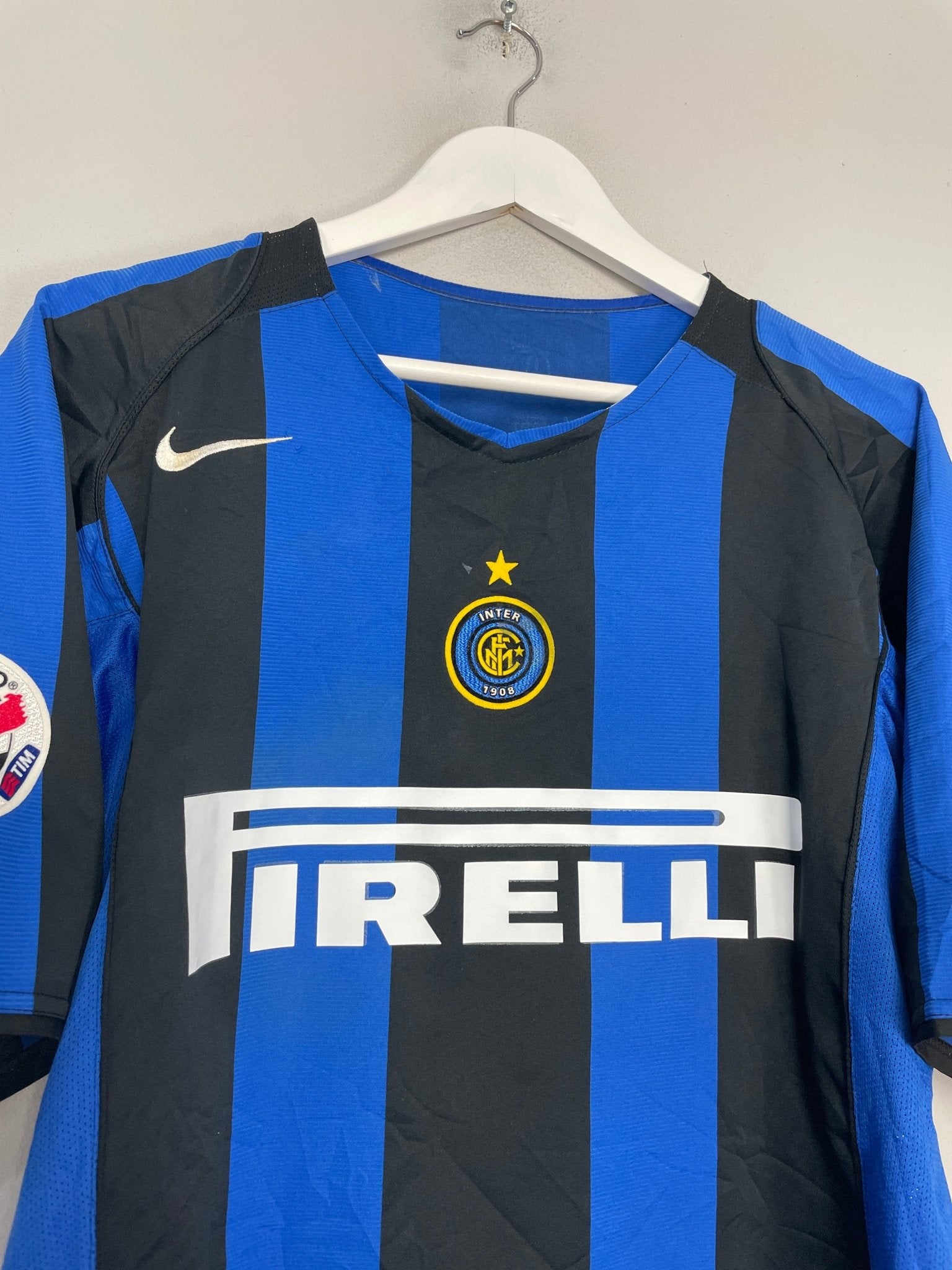 2004/05 INTER MILAN ADRIANO #10 HOME SHIRT (L) NIKE – Cult Kits
