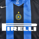 Buy 2004/05 Inter Milan Adriano 10 Home Shirt (L) Nike ~ Free worldwide shipping ~ Authentic Vintage Football Shirts from Cult Kits