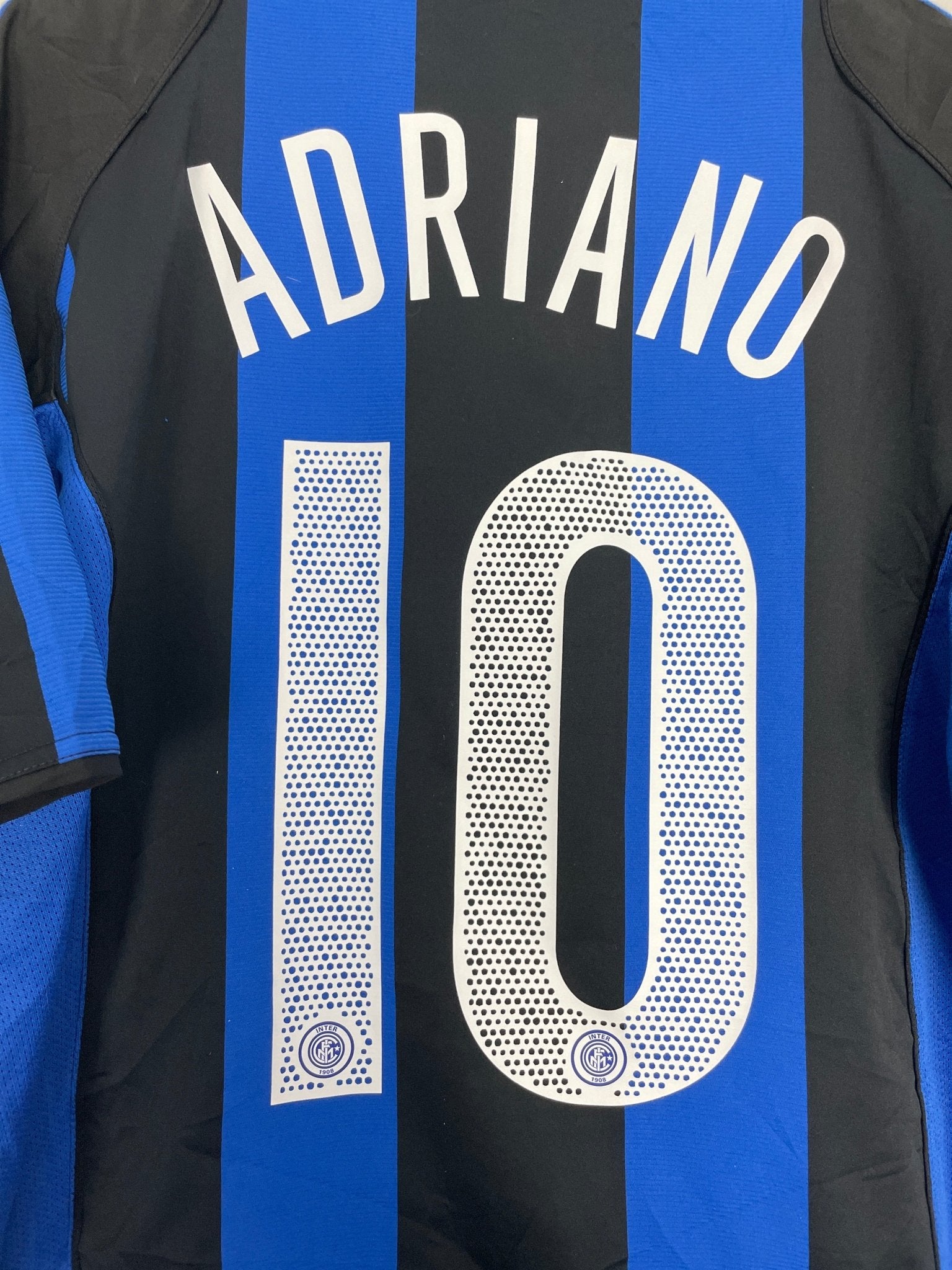2004/05 INTER MILAN ADRIANO #10 HOME SHIRT (L) NIKE – Cult Kits