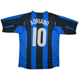 Buy 2004/05 Inter Milan Adriano 10 Home Shirt (L) Nike ~ Free worldwide shipping ~ Authentic Vintage Football Shirts from Cult Kits