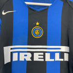 Shop 2004/05 INTER MILAN ADRIANO #10 HOME SHIRT (L) NIKE, classic football shirts, vintage football shirts & retro soccer jerseys at Cult Kits