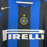 Shop 2004/05 INTER MILAN ADRIANO #10 HOME SHIRT (L) NIKE, classic football shirts, vintage football shirts & retro soccer jerseys at Cult Kits