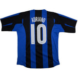 Buy 2004/05 Inter Milan Adriano 10 Home Shirt (L) Nike ~ Free worldwide shipping ~ Authentic Vintage Football Shirts from Cult Kits