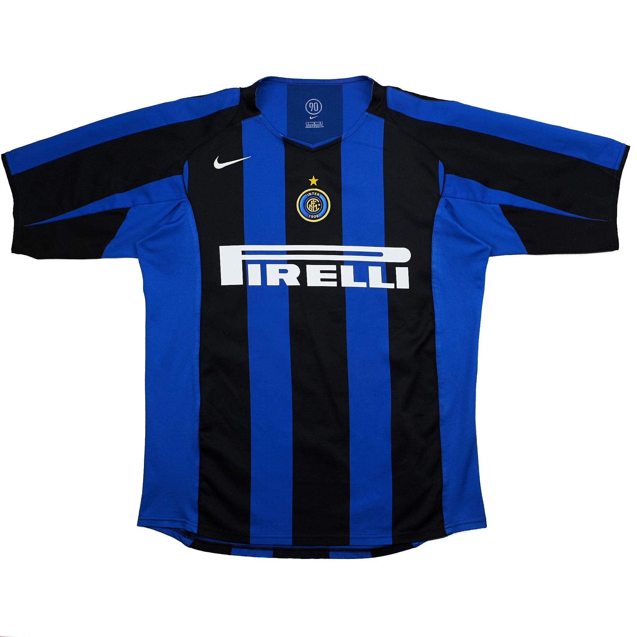 Buy 2004/05 Inter Milan Adriano 10 Home Shirt (L) Nike ~ Free worldwide shipping ~ Authentic Vintage Football Shirts from Cult Kits