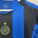 Shop 2004/05 INTER MILAN ADRIANO #10 HOME SHIRT (M) NIKE, classic football shirts, vintage football shirts & retro soccer jerseys at Cult Kits
