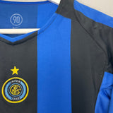 Shop 2004/05 INTER MILAN ADRIANO #10 HOME SHIRT (M) NIKE, classic football shirts, vintage football shirts & retro soccer jerseys at Cult Kits