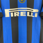 Shop 2004/05 INTER MILAN ADRIANO #10 HOME SHIRT (M) NIKE, classic football shirts, vintage football shirts & retro soccer jerseys at Cult Kits