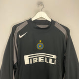 Shop 2004/05 INTER MILAN GK SHIRT (XXL) NIKE, classic football shirts, vintage football shirts & retro soccer jerseys at Cult Kits