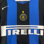 Shop 2004/05 INTER MILAN RECOBA #20 L/S HOME SHIRT (M) NIKE, classic football shirts, vintage football shirts & retro soccer jerseys at Cult Kits