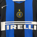 Shop 2004/05 INTER MILAN RECOBA #20 L/S HOME SHIRT (M) NIKE, classic football shirts, vintage football shirts & retro soccer jerseys at Cult Kits
