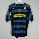 Shop 2004/05 INTER MILAN STANKOVIC #5 C/L THIRD SHIRT (M) NIKE, classic football shirts, vintage football shirts & retro soccer jerseys at Cult Kits